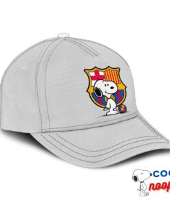 Brilliant Snoopy Barcelona Logo Hat 2