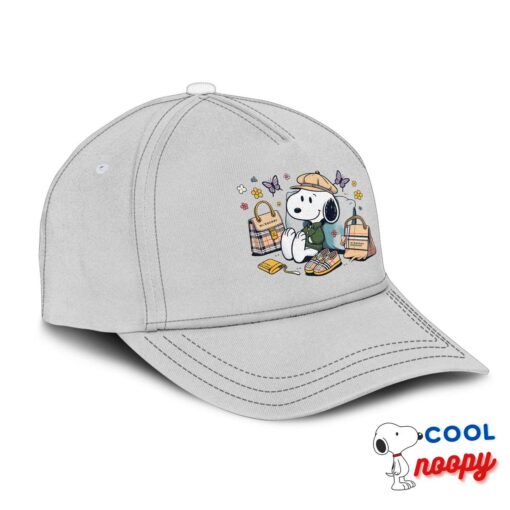 Brilliant Snoopy Burberry Hat 2