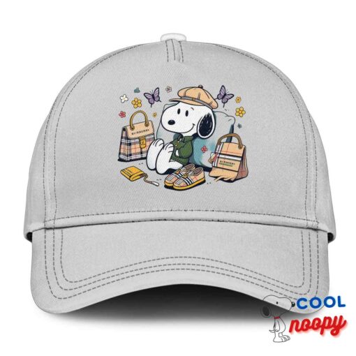 Brilliant Snoopy Burberry Hat 3