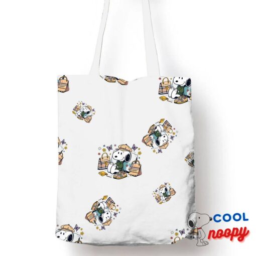 Brilliant Snoopy Burberry Tote Bag 1