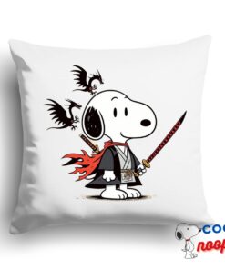 Brilliant Snoopy Demon Slayer Square Pillow 1