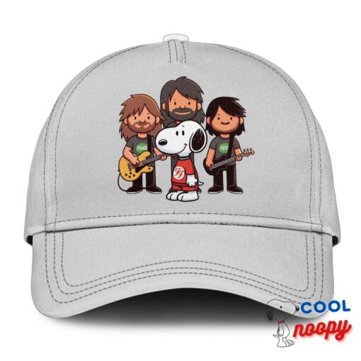 Brilliant Snoopy Foo Fighters Rock Band Hat 3