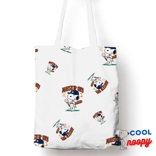 Brilliant Snoopy Houston Astros Logo Tote Bag 1