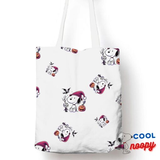 Brilliant Snoopy Nightmare Before Christmas Movie Tote Bag 1