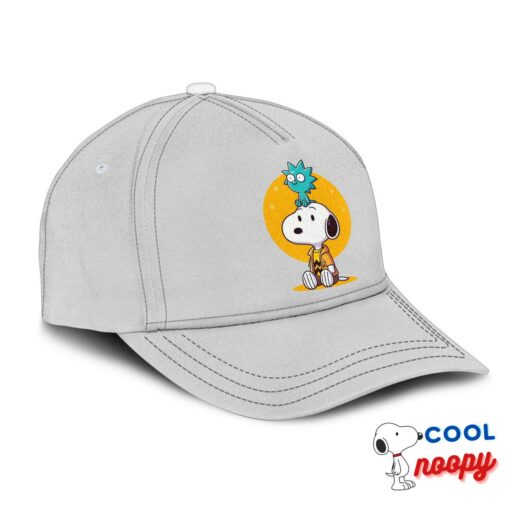 Brilliant Snoopy Rick And Morty Hat 2