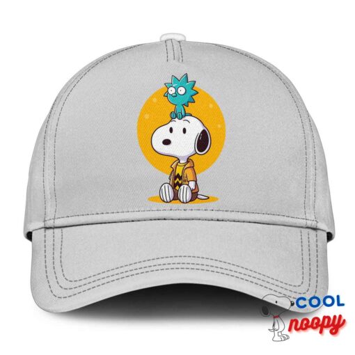 Brilliant Snoopy Rick And Morty Hat 3