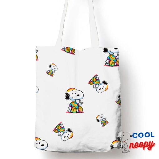 Brilliant Snoopy Tie Dye Tote Bag 1