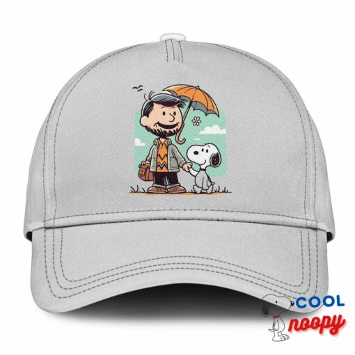 Cheerful Snoopy Dad Hat 3