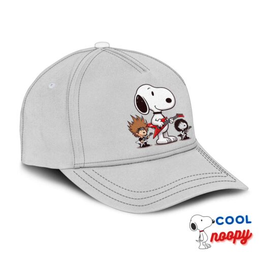 Cheerful Snoopy Metallica Band Hat 2