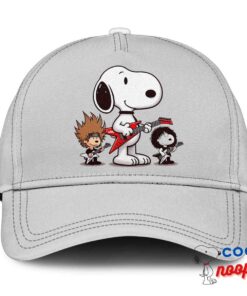 Cheerful Snoopy Metallica Band Hat 3