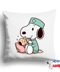 Cheerful Snoopy Nursing Square Pillow 1