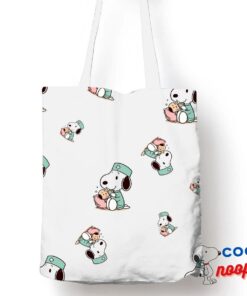 Cheerful Snoopy Nursing Tote Bag 1