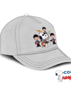 Cheerful Snoopy The Beatles Rock Band Hat 2
