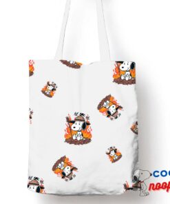 Colorful Snoopy Hellfire Club Tote Bag 1