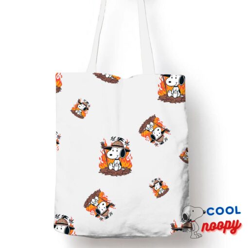 Colorful Snoopy Hellfire Club Tote Bag 1