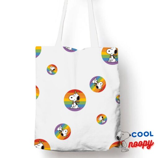 Colorful Snoopy Pride Symbol Tote Bag 1