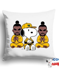 Colorful Snoopy Wu Tang Clan Square Pillow 1