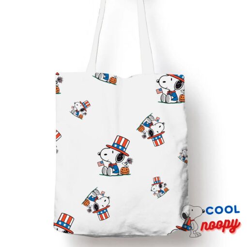 Comfortable Snoopy 4th Of July Tote Bag 1