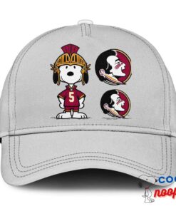 Comfortable Snoopy Florida State Seminoles Logo Hat 3