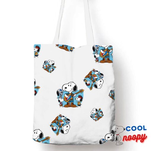 Comfortable Snoopy Grateful Dead Rock Band Tote Bag 1