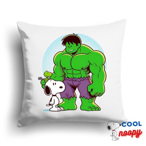 Comfortable Snoopy Huk Square Pillow 1