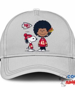Comfortable Snoopy Kansas City Chiefs Logo Hat 3