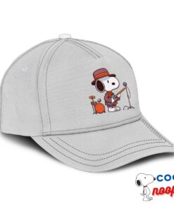 Comfortable Snoopy Maroon Pop Band Hat 2