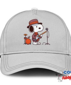 Comfortable Snoopy Maroon Pop Band Hat 3