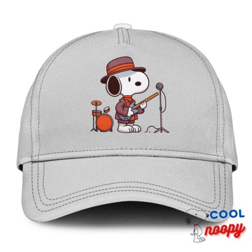 Comfortable Snoopy Maroon Pop Band Hat 3