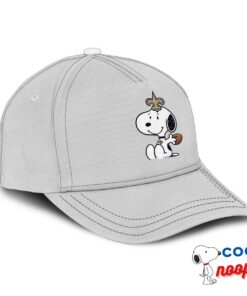 Comfortable Snoopy New Orleans Saints Logo Hat 2