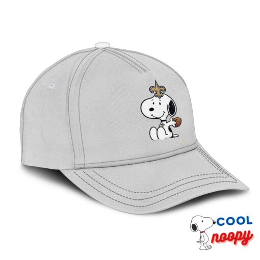 Comfortable Snoopy New Orleans Saints Logo Hat 2