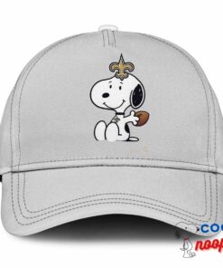 Comfortable Snoopy New Orleans Saints Logo Hat 3