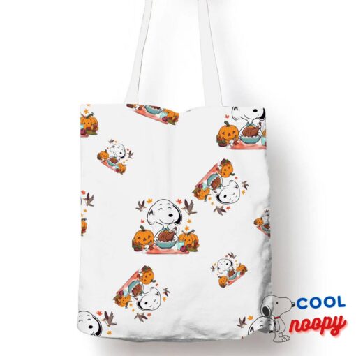 Comfortable Snoopy Thanksgiving Tote Bag 1