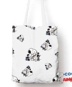 Comfortable Snoopy The Smiths Rock Band Tote Bag 1