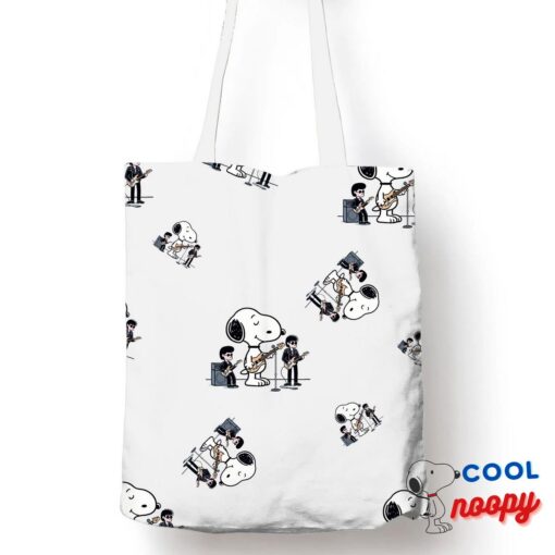 Comfortable Snoopy The Smiths Rock Band Tote Bag 1