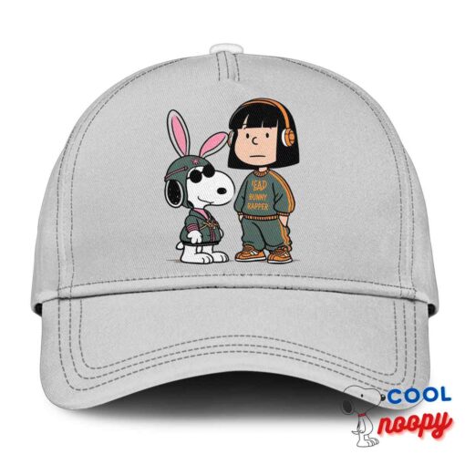 Cool Snoopy Bad Bunny Rapper Hat 3