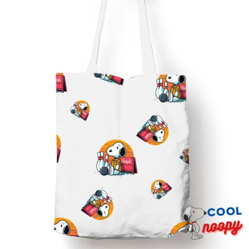 Cool Snoopy Bowling Tote Bag 1