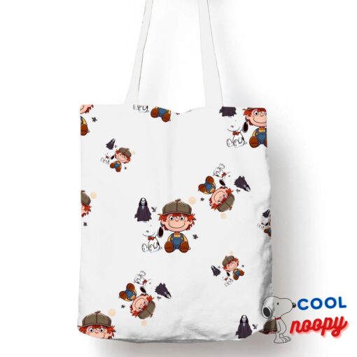 Cool Snoopy Chucky Movie Tote Bag 1