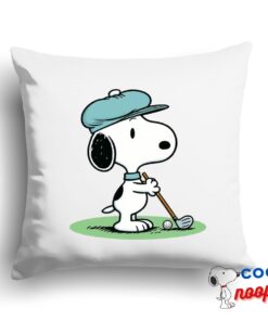 Cool Snoopy Golf Square Pillow 1