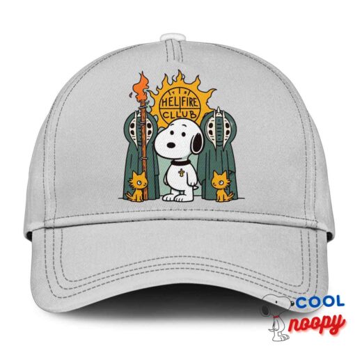 Cool Snoopy Hellfire Club Hat 3