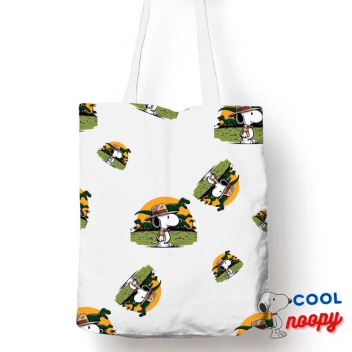 Cool Snoopy Jurassic Park Tote Bag 1