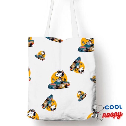 Cool Snoopy Nascar Tote Bag 1