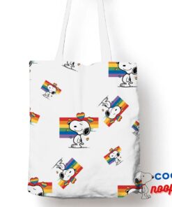 Cool Snoopy Pride Symbol Tote Bag 1