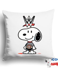 Cool Snoopy Wwe Square Pillow 1
