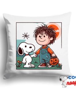 Creative Snoopy Chucky Movie Square Pillow 1