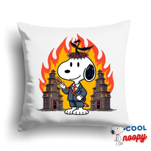 Creative Snoopy Hellfire Club Square Pillow 1
