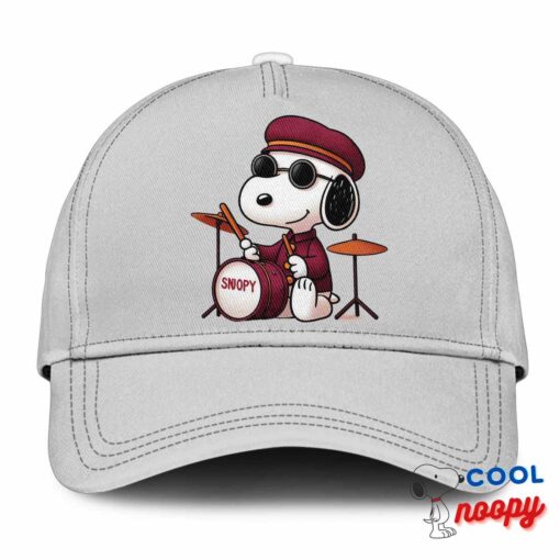 Creative Snoopy Maroon Pop Band Hat 3