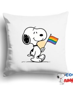 Creative Snoopy Pride Symbol Square Pillow 1