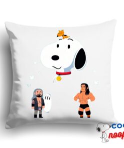 Creative Snoopy Wwe Square Pillow 1