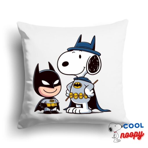 Discount Snoopy Batman Square Pillow 1